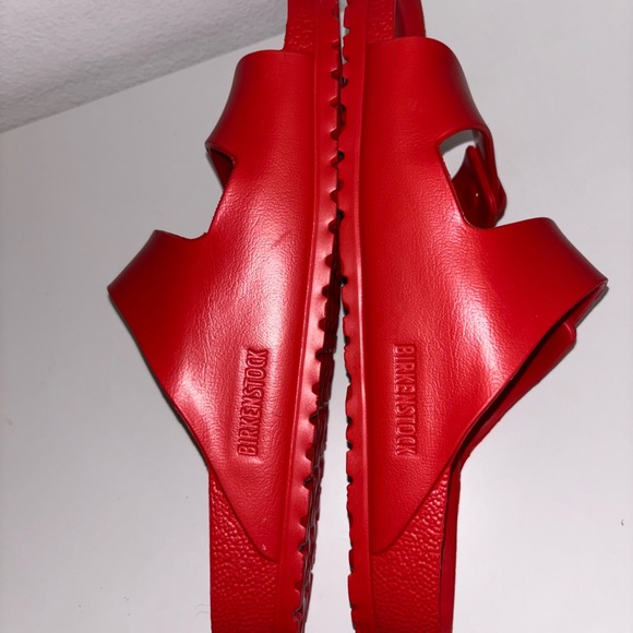 Birkenstock Red Men's Sandals 11 - Picture 5 of 5